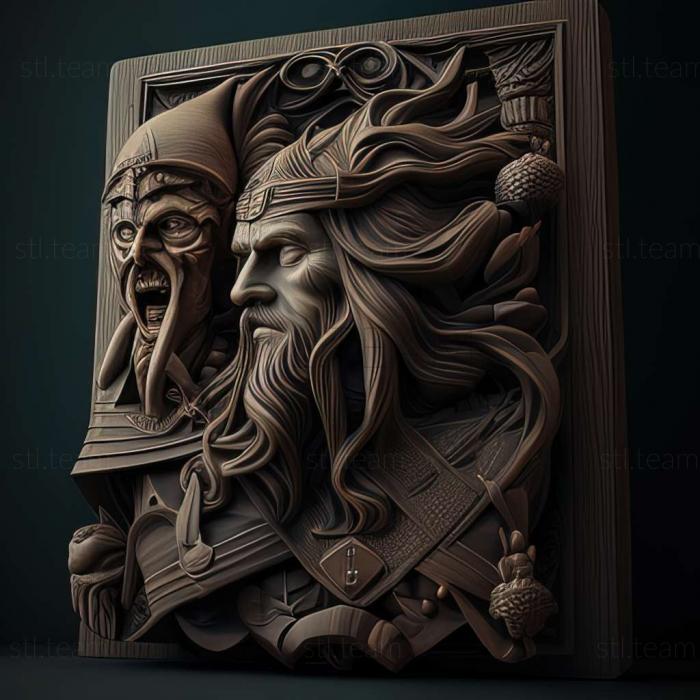 3D model Tales of the Dragonland The tyrant and the thief gameRE e (STL)